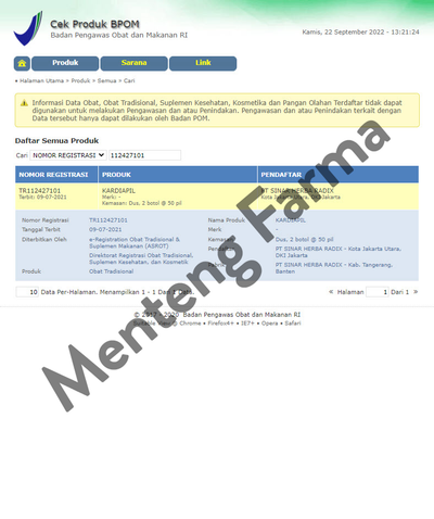 Instant Cardio Reliever Pil (Su Xiao Jiu Xin Wan / Kardiapil) - Menteng Farma