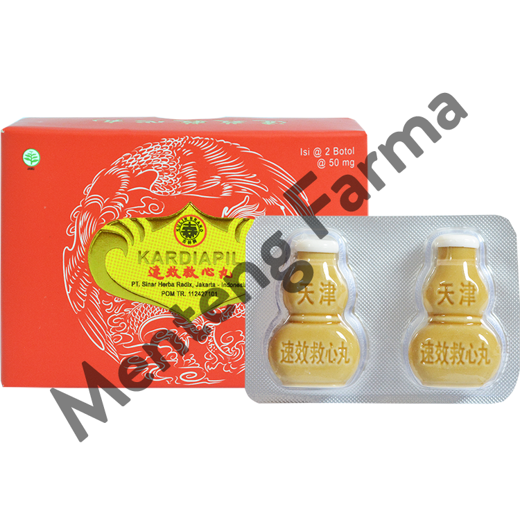 Instant Cardio Reliever Pil (Su Xiao Jiu Xin Wan / Kardiapil) - Menteng Farma