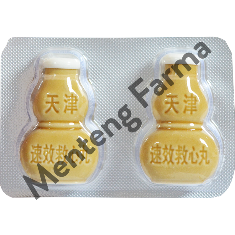 Instant Cardio Reliever Pil (Su Xiao Jiu Xin Wan / Kardiapil) - Menteng Farma