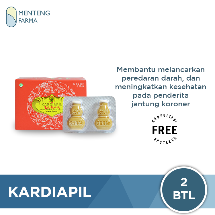 Instant Cardio Reliever Pil (Su Xiao Jiu Xin Wan / Kardiapil) - Menteng Farma