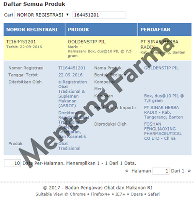 Ren Shen Zai Zao Wan (Goldenstip Pil) - Menteng Farma