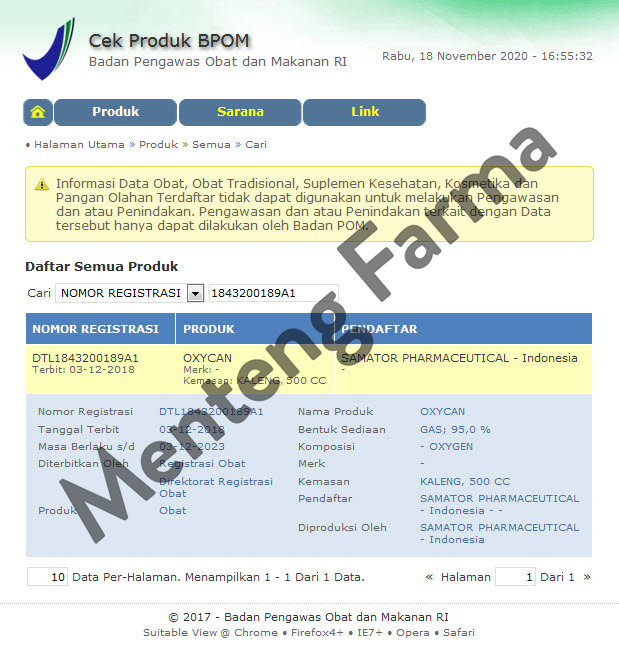 Oxycan Green Kaleng 500 cc - Oxygen / Oksigen Portable - Menteng Farma