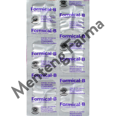 Formical-B 6 Kaplet - Suplemen Penambah Kalsium - Menteng Farma