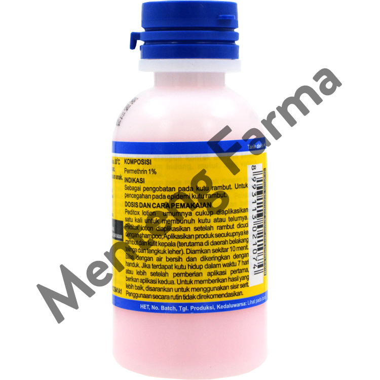 Peditox (Obat Pembasmi Kutu Rambut) - Menteng Farma