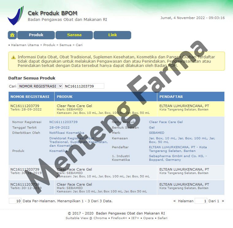 Sebamed Clear Face Care Gel 50 ML - Pelembab Kulit Kering - Menteng Farma