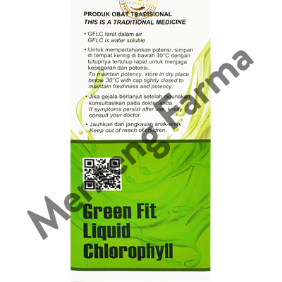 Green Fit Liquid Chlorophyll 500 mL - Suplemen Ekstrak Klorofil Alfalfa - Menteng Farma