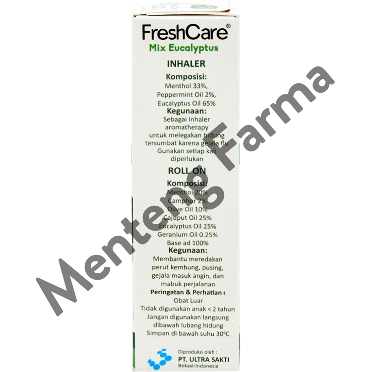 Freshcare Mix Eucalyptus - 2 in 1 Roll On dan Inhaler - Menteng Farma