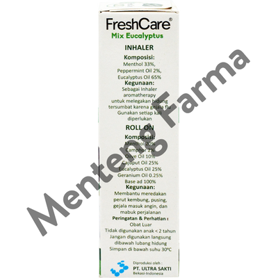 Freshcare Mix Eucalyptus - 2 in 1 Roll On dan Inhaler - Menteng Farma