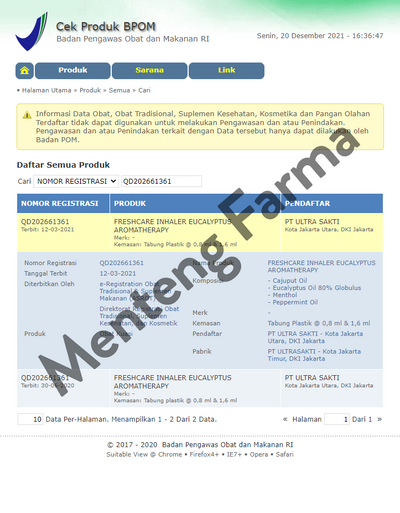 Freshcare Mix Eucalyptus - 2 in 1 Roll On dan Inhaler - Menteng Farma