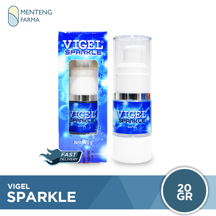 Vigel Sparkle Lubricating Gel 20 Gram - Pelumas Vigel Sparkle - Menteng Farma