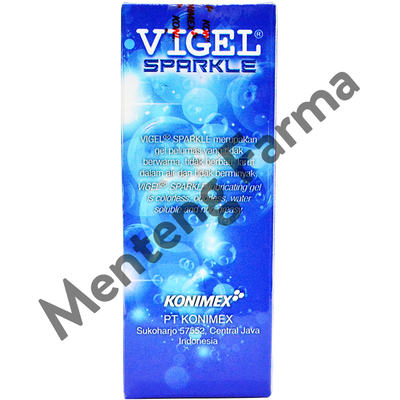 Vigel Sparkle Lubricating Gel 20 Gram - Pelumas Vigel Sparkle - Menteng Farma