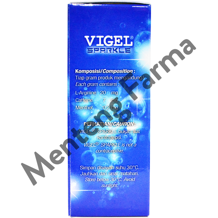 Vigel Sparkle Lubricating Gel 20 Gram - Pelumas Vigel Sparkle - Menteng Farma