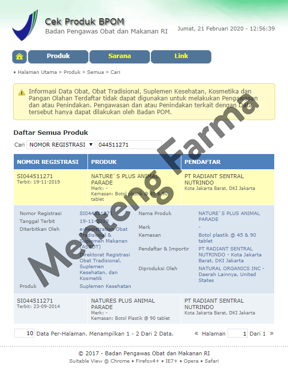 Natures Plus Animal Parade Multivitamin & Mineral 90 Tablet - Menteng Farma