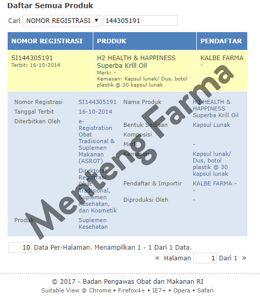 H2 Superba Krill Oil 30 Kapsul - Suplemen Omega 3 - Menteng Farma