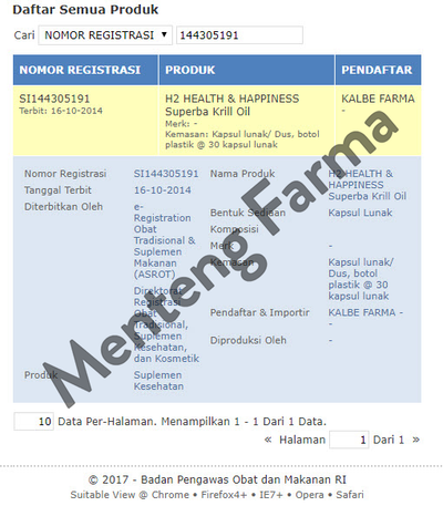 H2 Superba Krill Oil 30 Kapsul - Suplemen Omega 3 - Menteng Farma