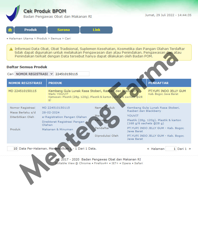 Youvit Beauty+ 7 Gummies - Suplemen Kecantikan Kulit, Rambut, dan Kuku - Menteng Farma