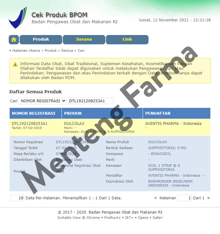 Dulcolax Pediatric 5 Mg 6 Supositoria - Obat Pencahar Supositoria Anak - Menteng Farma