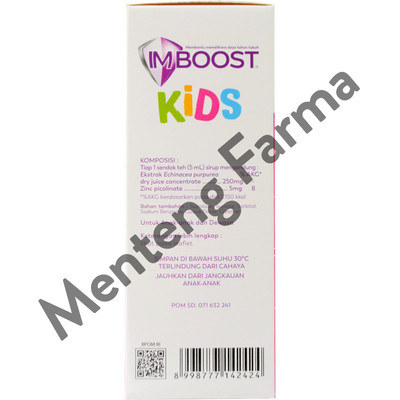 Imboost Kids Syrup 120 ML - Suplemen Penambah Daya Tahan Tubuh Anak - Menteng Farma