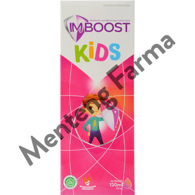 Imboost Kids Syrup 120 ML - Suplemen Penambah Daya Tahan Tubuh Anak - Menteng Farma