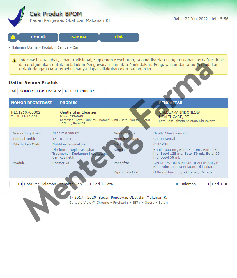 Cetaphil Gentle Skin Cleanser 59 mL | Pembersih Wajah dan Tubuh - Menteng Farma