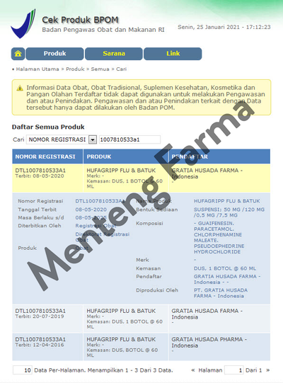 Hufagrip Kuning Obat Flu Dan Batuk Anak 60 mL - Menteng Farma