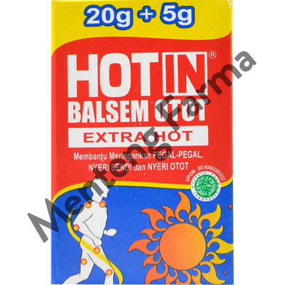 Hot In Balsem Otot Extra Hot - Pereda Pegal Linu dan Nyeri Sendi - Menteng Farma