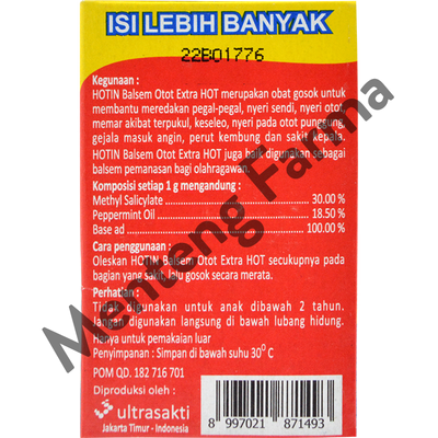 Hot In Balsem Otot Extra Hot - Pereda Pegal Linu dan Nyeri Sendi - Menteng Farma
