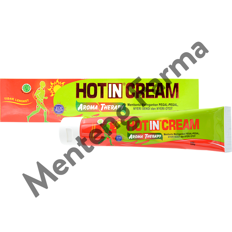 Hot In Cream Aromatherapy 120 Gr - Pereda Nyeri Otot dan Sendi - Menteng Farma