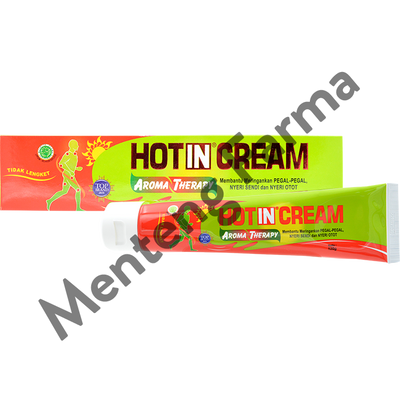Hot In Cream Aromatherapy 120 Gr - Pereda Nyeri Otot dan Sendi - Menteng Farma