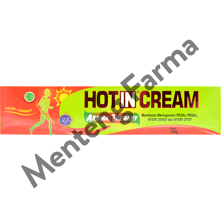 Hot In Cream Aromatherapy 120 Gr - Pereda Nyeri Otot dan Sendi - Menteng Farma
