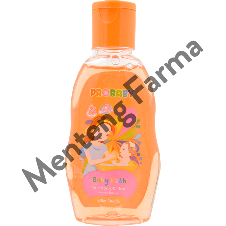 Probaby Bath Silky Cuddle 100 mL - Sabun dan Shampoo Bayi - Menteng Farma
