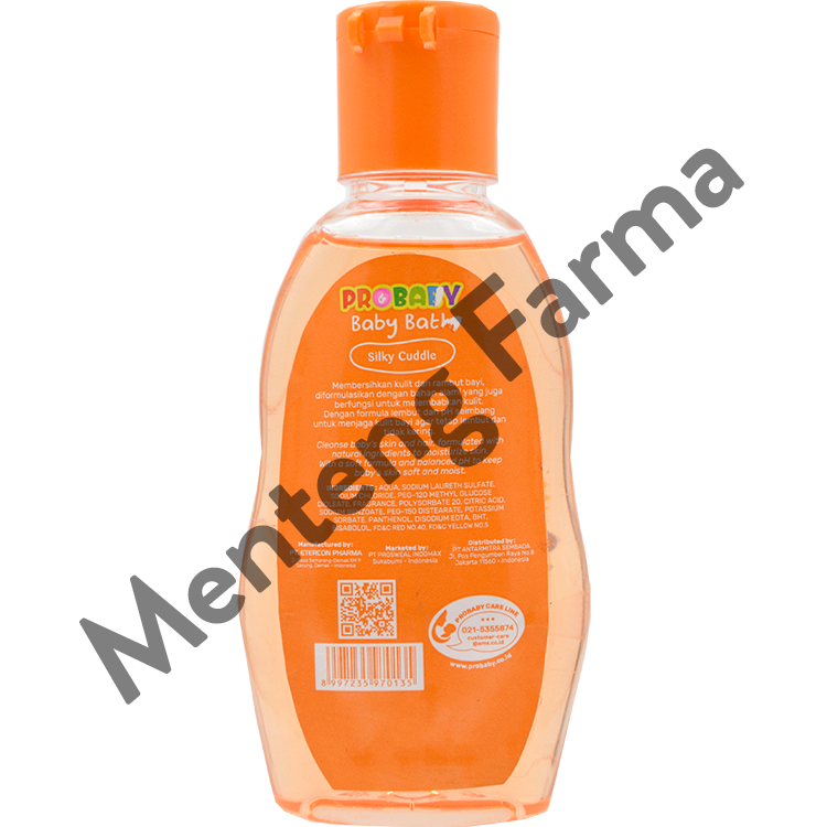 Probaby Bath Silky Cuddle 100 mL - Sabun dan Shampoo Bayi - Menteng Farma