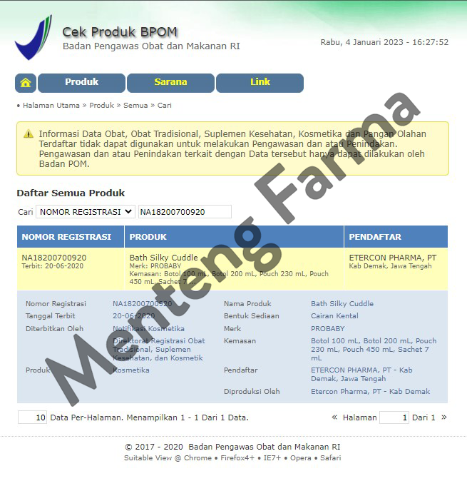 Probaby Bath Silky Cuddle 100 mL - Sabun dan Shampoo Bayi - Menteng Farma