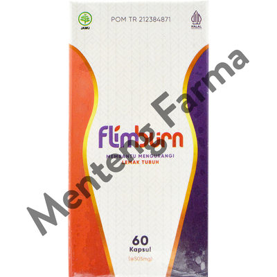 Flimburn By Flimty 60 Kapsul - Suplemen Pembakar Lemak - Menteng Farma