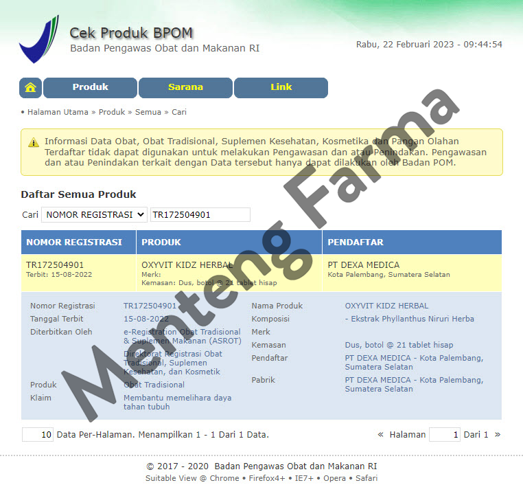 Oxyvit Kidz Herbal 21 Tablet Hisap - Vitamin Anak - Menteng Farma