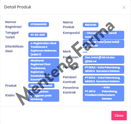 Redacid 250 mg/5 ml Sirup 100 ml - Meringankan Gangguan Lambung - Menteng Farma