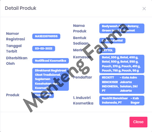 Dettol Sabun Mandi Cair Activ-Botany Green Tea Bergamot 370 Gr - Menteng Farma