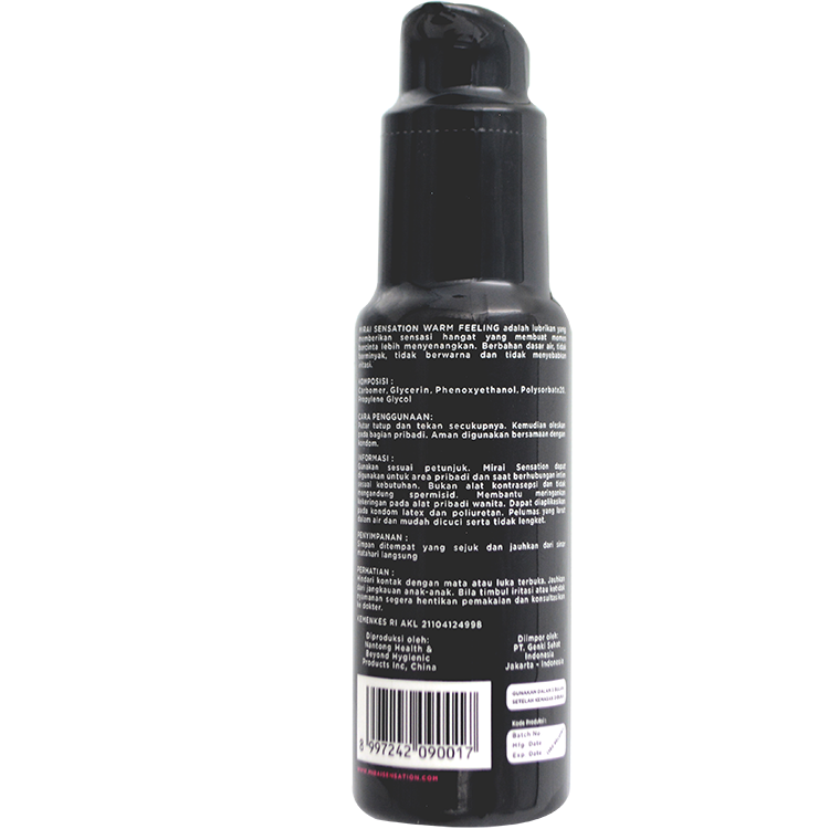 Mirai Sensation Warm Feeling - Pelumas Lubricant Dengan Sensasi Hangat - Menteng Farma