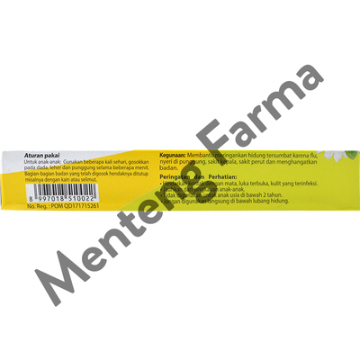 Transpulmin Kids Balsam 10 G - Pereda Hidung Tersumbat - Menteng Farma