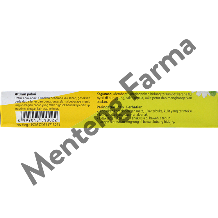 Transpulmin Kids Balsam 10 G - Pereda Hidung Tersumbat - Menteng Farma