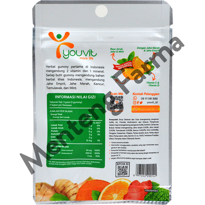 Youvit Herb & Vitamin 7 Gummies - Vitamin Kesehatan Tubuh - Menteng Farma