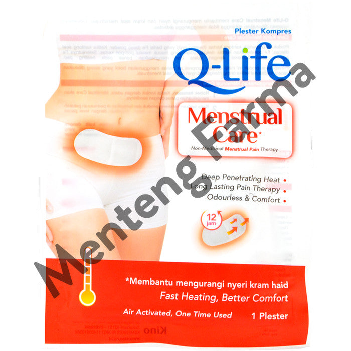 Q-Life Menstrual Care Patch - Plaster Kompres Nyeri Kram Haid - Menteng Farma