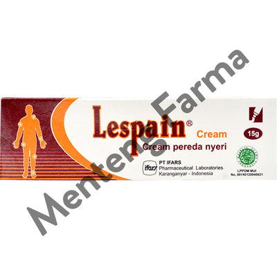 Lespain Cream 15 g - Krim Pereda Nyeri Otot dan Sendi - Menteng Farma