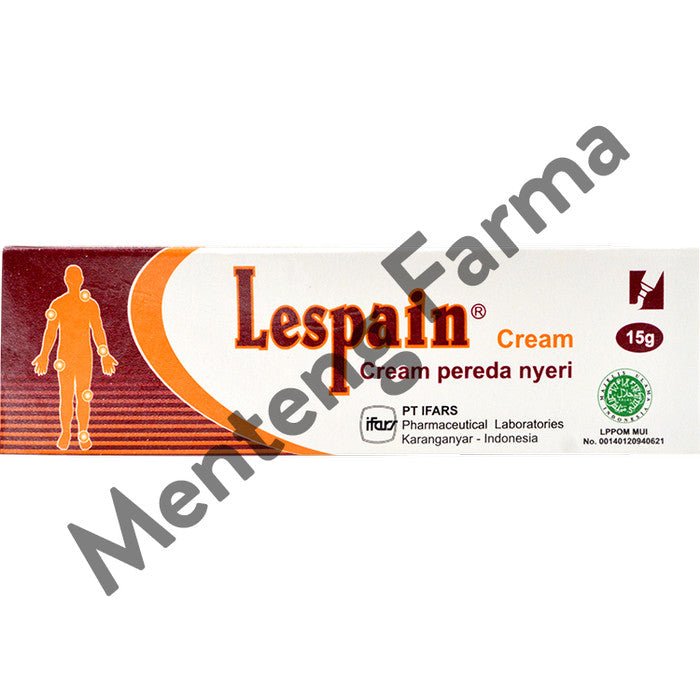 Lespain Cream 15 g - Krim Pereda Nyeri Otot dan Sendi - Menteng Farma