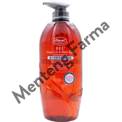 O'Naomi Ginger Lily & Black Sugar Moisturizing Bath 800 mL - Sabun Pelembab Kulit Kering dan Kasar - Menteng Farma