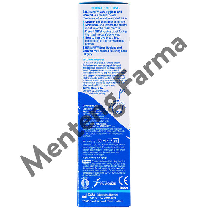 Sterimar Nasal Hygiene Spray 50 mL - Semprotan Hidung Anak dan Dewasa - Menteng Farma