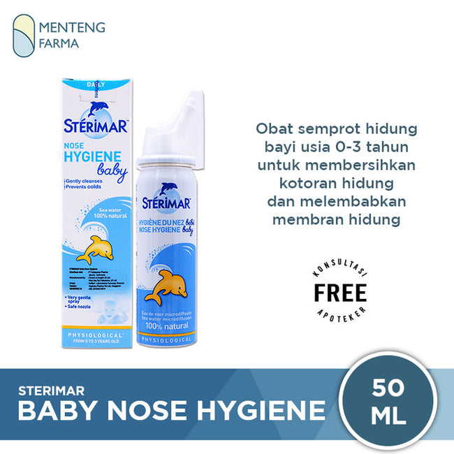 Sterimar Baby Nasal Hygiene Spray 50 mL - Semprotan Hidung Bayi - Menteng Farma