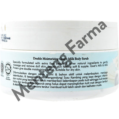 Leivy Body Scrub Spa Goats Milk 250 Gr - Lulur Mandi Melembabkan Kulit - Menteng Farma