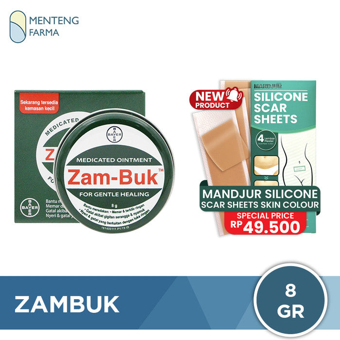 Zambuk Medicated Ointment 8 Gr - Obat Luka Memar Terkilir