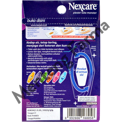 Plester Luka 3M Nexcare Waterproof Motif Monster - Plester Luka Anak - Menteng Farma